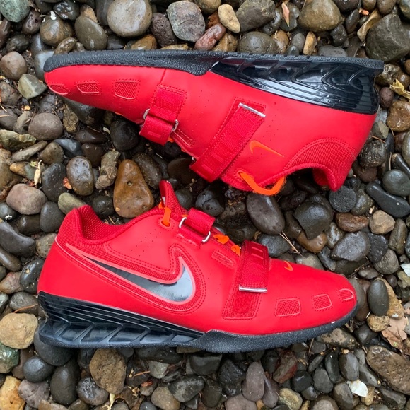 nike romaleos 2 red and black
